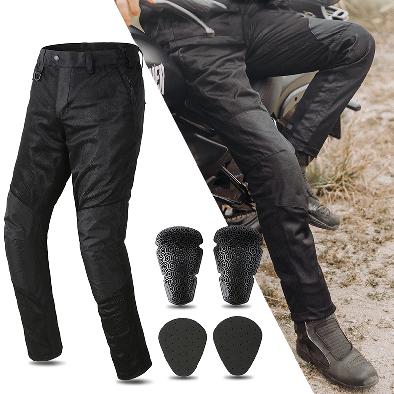 Cycling Commuter Pants - الصيف شبكة دراجة نارية السراويل الرجال