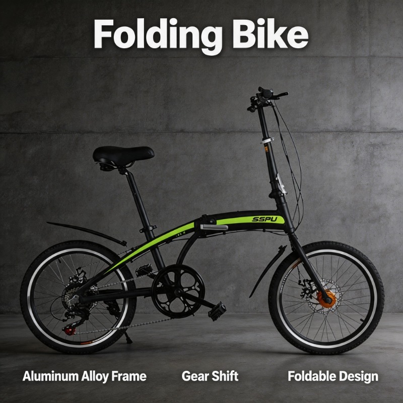 Commuter Biking - دراجة قابلة للطي مقاس 20 بوصة