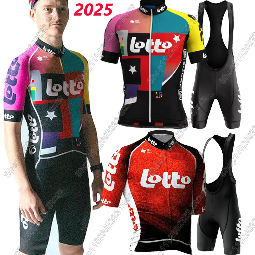 Cycling Commute Shorts - لوتو فريق 2025 طقم جيرسي لركوب