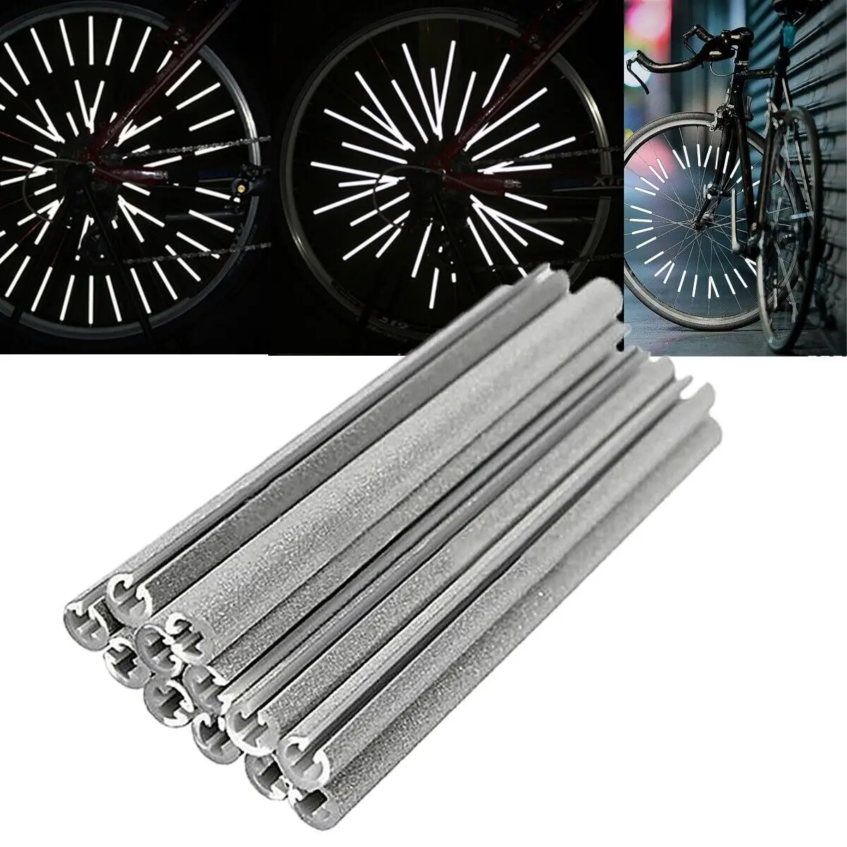 12 قطعة/مجموعة عاكسات ضوء عالي - مراجعة Spoke Reflector Set وسعره