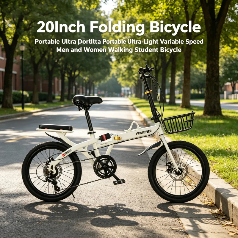 دراجة قابلة للطي خفيفة الوزن م - مراجعة Commuter Biking وسعره
