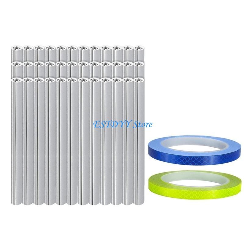 G6DE 36 قطعة شرائط تحذيرية عاك - مراجعة Spoke Reflector Set وسعره